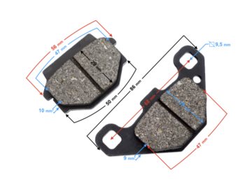 KLOCEK HAMULCA  FA67 ATV 5905220829781 FA372