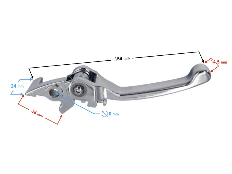 DZWIGNIA HAMULCA RECZNEGO CROSS CRF70 590522082033