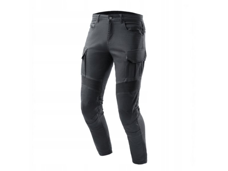 SPODNIE OZONE FASTER TAPERED FIT BLACK 38/32