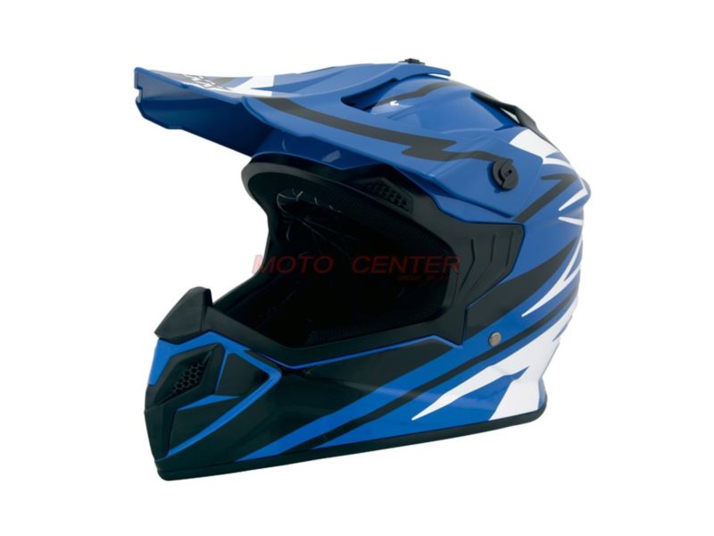 KASK CROSS BLEXX JUNIOR MD-911 NIEBIESKO-CZARNY M