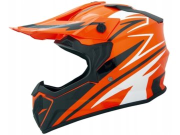 KASK CROSS BLEXX JUNIOR MD-911 POMARANCZ-CZARNY XL