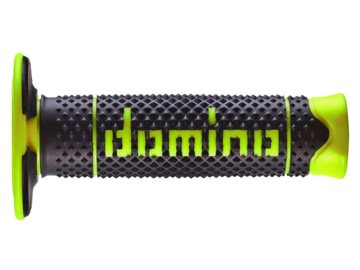 MANETKI DOMINO OFF ROAD PYRAMID CZARNO-ZOLTE FLUO