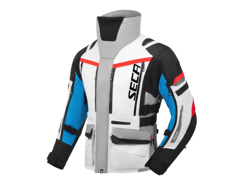KURTKA SECA ARRAKIS III GREY/BLUE/RED 3XL
