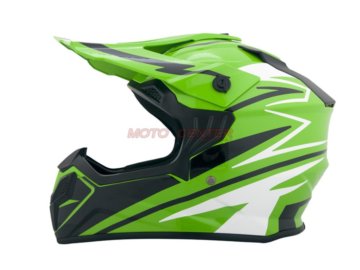 KASK CROSS BLEXX JUNIOR MD-911 ZIELONO-CZARNY S