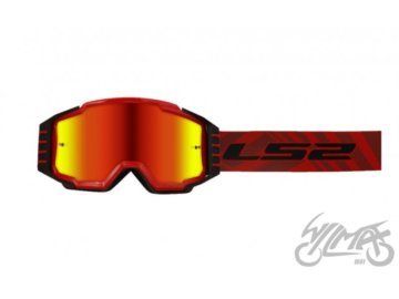 GOGLE LS2 CHARGER PRO CZERWONE