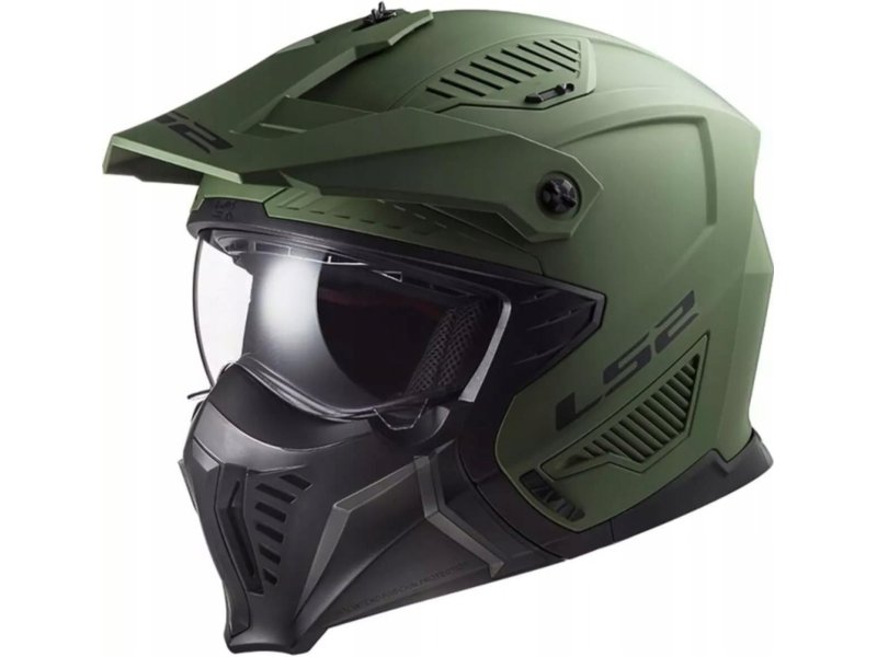 KASK LS2 OF606 DRIFTER SOLID MATT MILI GREEN XL