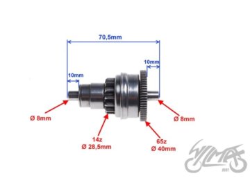 BENDIKS SKUTER 4T, PEUGEOT, std0264, 5906312678676