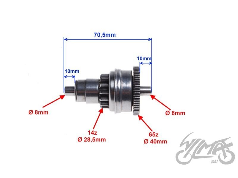 BENDIKS SKUTER 4T, PEUGEOT, std0264, 5906312678676