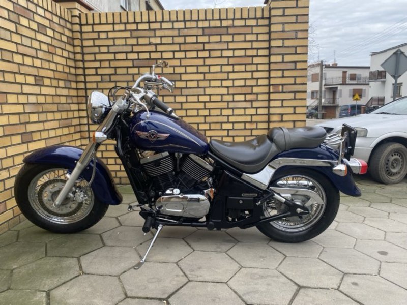 KAWASAKI VN800A CLASSIC VULCAN 2004 niebieski