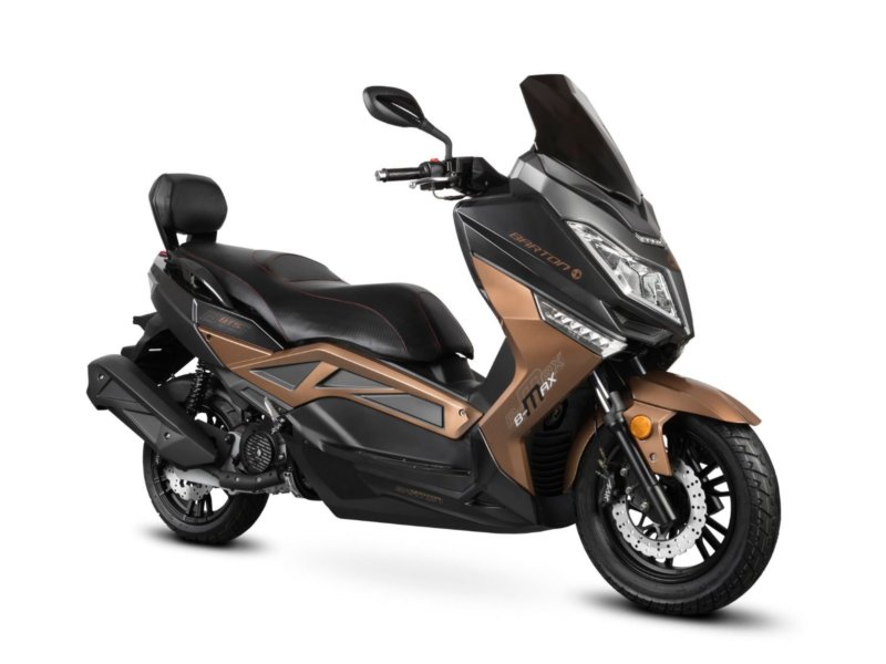BARTON B-MAX 125 + KUFER GRAFITOWO-BRĄZOWY  00117