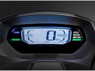 KYMCO SKYTOWN 125 CBS + KUFER I SZYBA CZARNY 01575