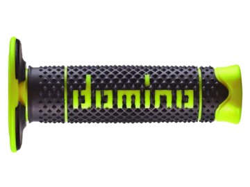 MANETKI DOMINO OFF ROAD PYRAMID CZARNO-ZOLTE FLUO