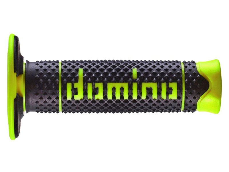 MANETKI DOMINO OFF ROAD PYRAMID CZARNO-ZOLTE FLUO