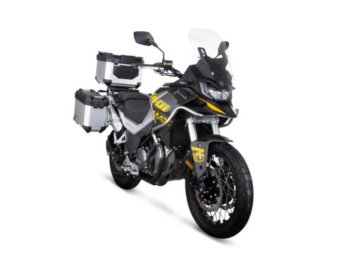 JUNAK RX401 CZARNY 02796 z kuframi, prawo jazdy A2