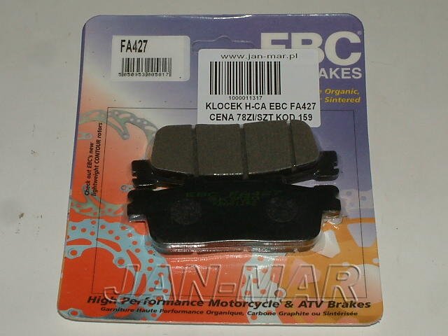 KLOCEK HAMULCA EBC FA427