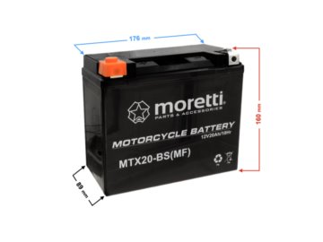 AKUMULATOR MORETTI YTX20-BS KYMCO MXU700
