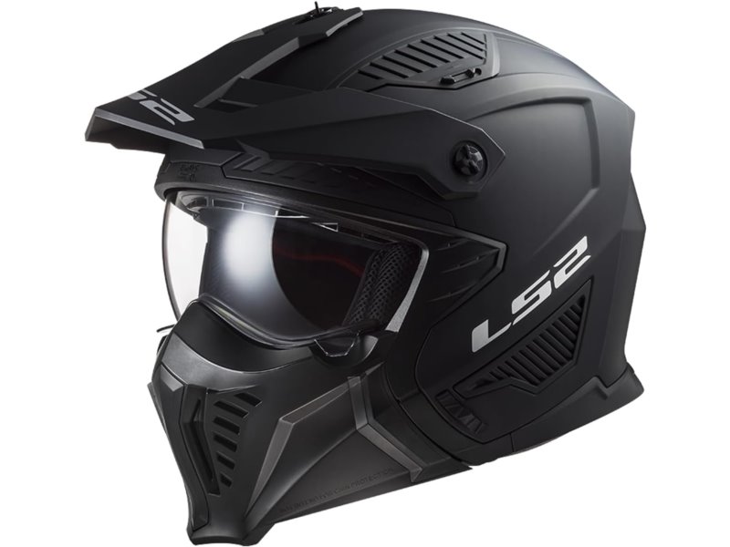 KASK LS2 OF606 DRIFTER SOLID MATT BLACK-06 XL