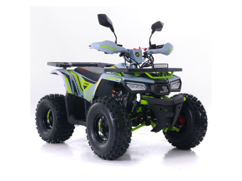 ASIX ATV HUNTER 125 8 1+1  SZARO-LIMONKOWY