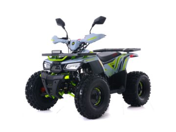 ASIX ATV HUNTER 125 8 1+1  SZARO-LIMONKOWY