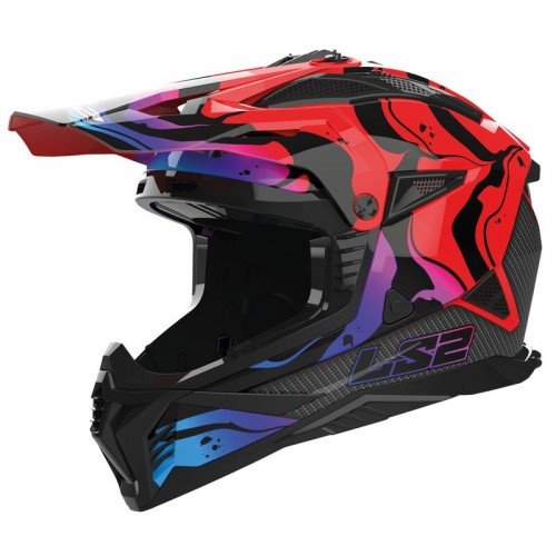 KASK LS2 MX708 FAST II WASH GLOSS RED L