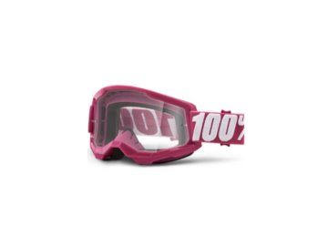 GOGLE 100% STRATA 2 JUNIOR ROZOWE 50031-00006