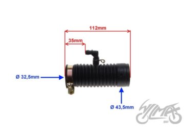 GUMA WLOTU POWIETRZA  4T ZD3046 SKUTER 50CCM