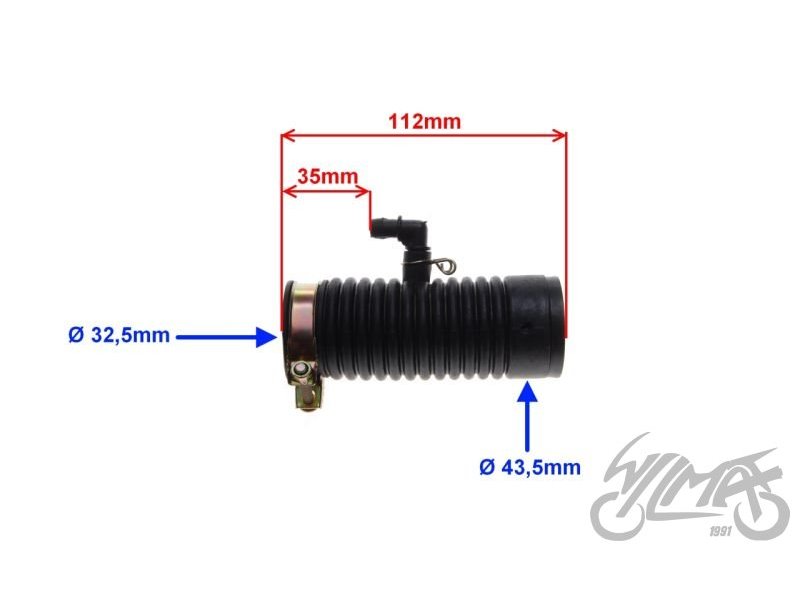 GUMA WLOTU POWIETRZA  4T ZD3046 SKUTER 50CCM