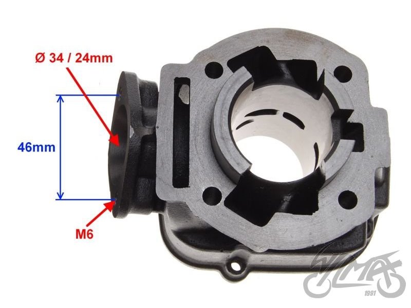 CYLINDER DERBI CIECZ 50CCM AY3208 d50b0 senda, rs4