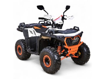 ASIX ATV GRIZZLY 125 8 1+1  BIAŁO-POMARANCZOWY