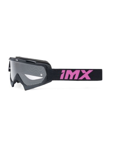GOGLE IMX MUD BLACK MATT/PINK SZYBA W ZESTAWIE