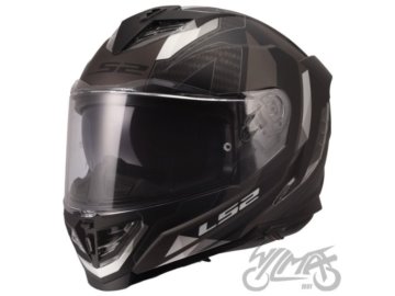 KASK LS2 FF818 STORM III SPORTY BLACK GREY XL