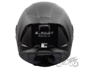 KASK LS2 FF820 RAPID III SOLID GLOSS BLACK XXL
