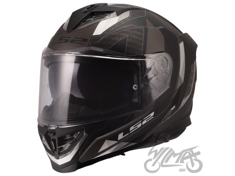 KASK LS2 FF818 STORM III SPORTY BLACK GREY L