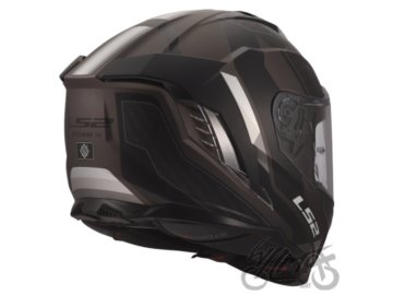 KASK LS2 FF818 STORM III SPORTY BLACK GREY L