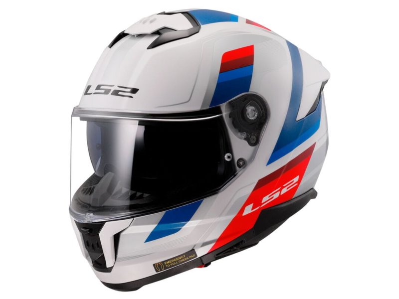 KASK LS2 FF808 STREAM II VINTAGE WH BL RED L