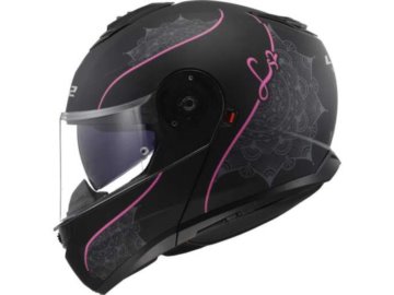 KASK LS2 FF908 STROBE II LUX M.BLACK PINK L