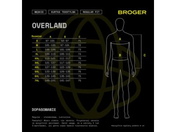 KURTKA BROGER OVERLAND BLACK XXL
