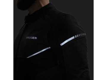 KURTKA BROGER GRID BLACK L