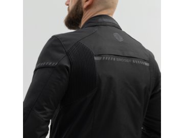 KURTKA BROGER GRID BLACK M