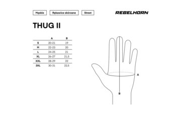 REKAWICE REBELHORN THUG II BLACK XXL