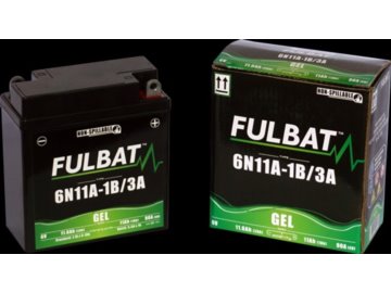 AKUMULATOR FULBAT 6N11A-1B/3A  ZELOWY BEZOSBLUBOWY