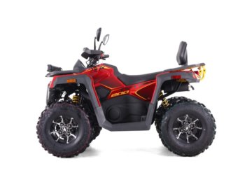 ASIX ATV TYTAN T3B 350 12 2+1 ALU CZERWONY