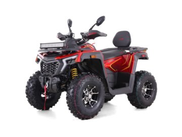 ASIX ATV TYTAN T3B 350 12 2+1 ALU CZERWONY