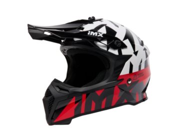 KASK FMX-02 BLACK/WHITE/FLO RED/GREY GRAPHIC L