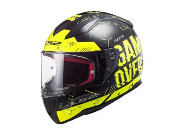 KASK LS2 FF353 RAPID PLAYER H-V YELLOW BLACK S