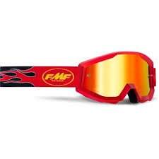 GOGLE FMF POWERCORE FLAME RED MIRROR RED