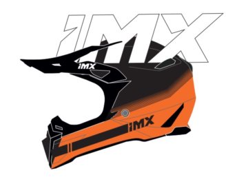 KASK IMX FMX-02 BLACK/ORANGE/WHITE GLOSS S