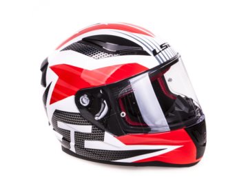 KASK LS2 FF353 RAPID GRID WHITE RED XL