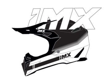 KASK IMX FMX-02 BLACK/WHITE GLOSS L