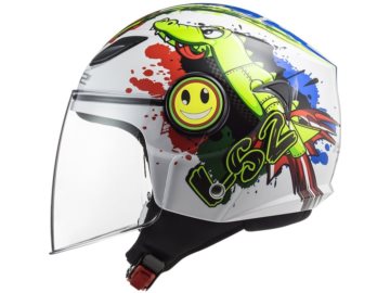 KASK LS2 OF602 FUNNY JUNIOR CROCO WHITE M